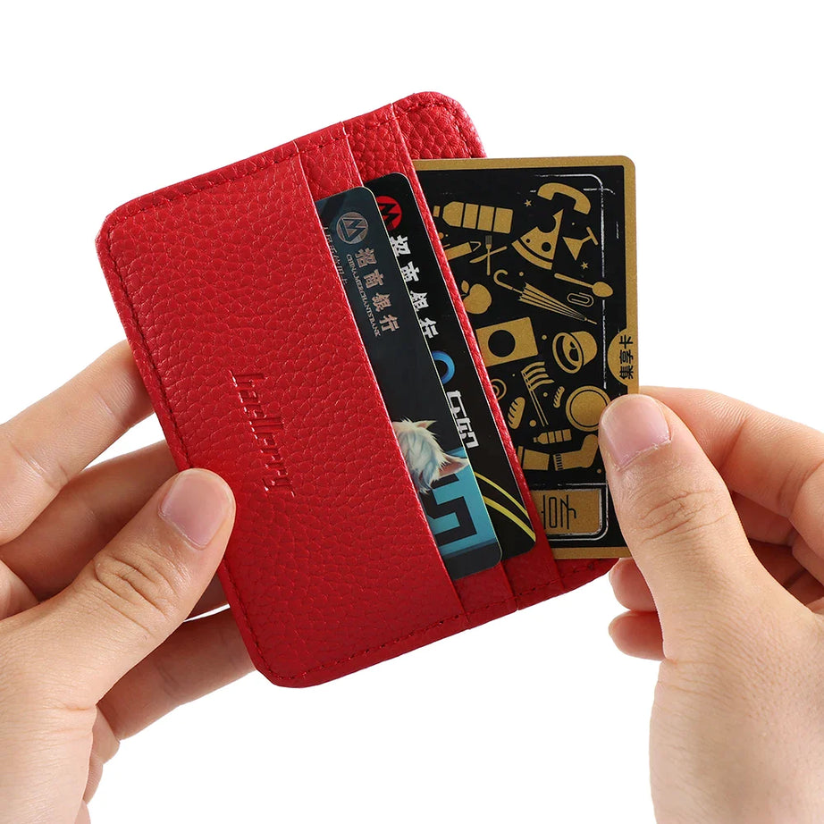 Fashion PU Leather ID Credit Card Holder Wallet Coin - Premium  from vistoi shop - Just $9.99! Shop now at vistoi shop
