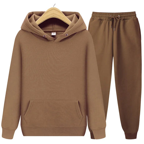 ladies casual wear suit sportswear suit solid color pullover + pants - Premium  from vistoi shop - Just $44.99! Shop now at vistoi shop