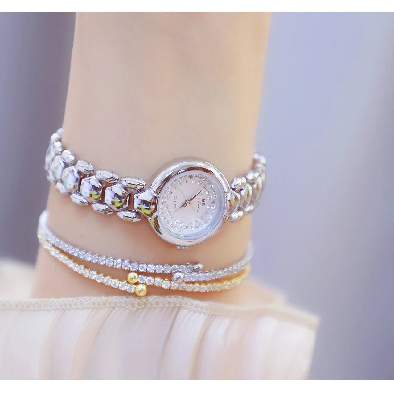 Bs Bee Sister Diamond Watches for Women 2023 Dial - Premium  from vistoi shop - Just $33.99! Shop now at vistoi shop