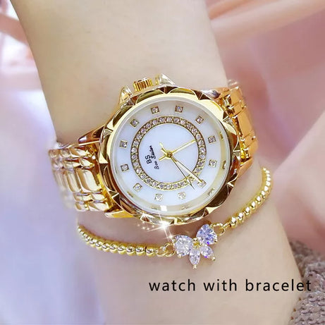 Diamond Women Watch Rhinestone Elegant Ladies Watches - Premium  from vistoi shop - Just $34.99! Shop now at vistoi shop