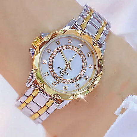 Diamond Women Watch Rhinestone Elegant Ladies Watches - Premium  from vistoi shop - Just $34.99! Shop now at vistoi shop