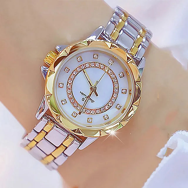 Diamond Women Watch Rhinestone Elegant Ladies Watches - Premium  from vistoi shop - Just $34.99! Shop now at vistoi shop