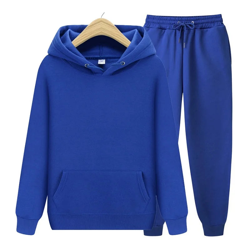 ladies casual wear suit sportswear suit solid color pullover + pants - Premium  from vistoi shop - Just $44.99! Shop now at vistoi shop