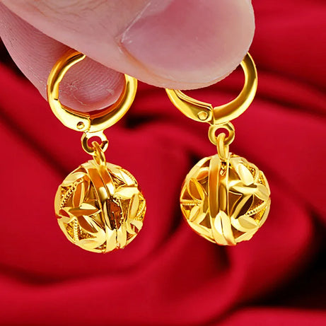 Fashion Round Women's Earrings Exquisite Wedding Jewelry - Premium  from vistoi shop - Just $29.44! Shop now at vistoi shop