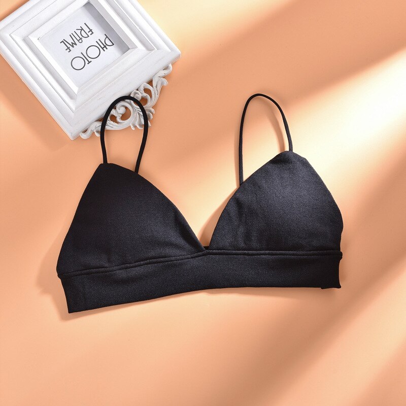 Summer Women Bra French Triangle Tube Top Seamless Bras