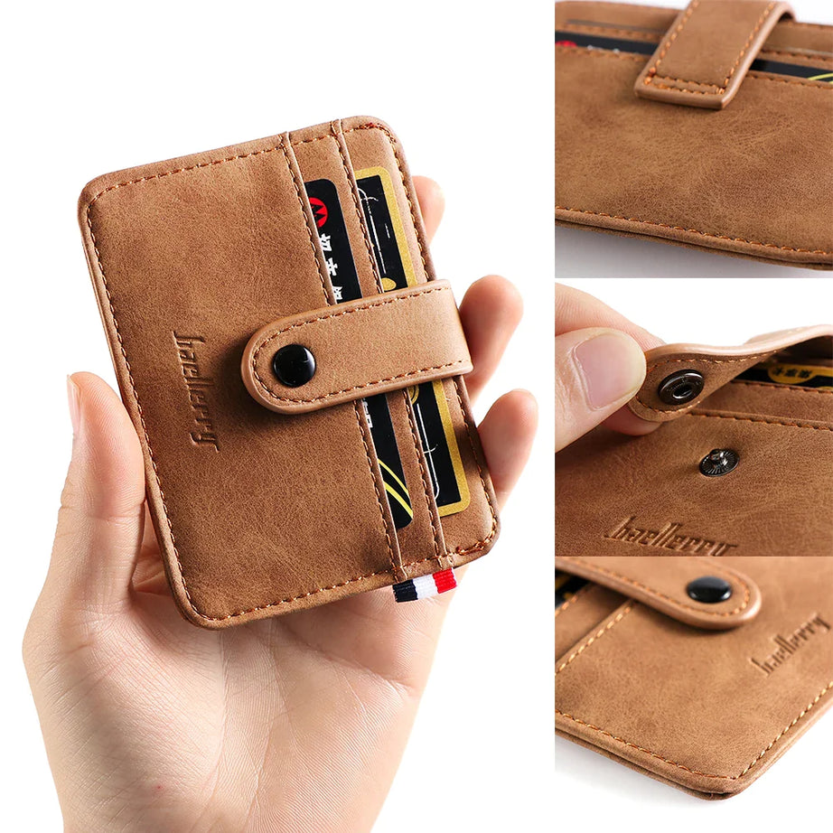 Fashion PU Leather ID Credit Card Holder Wallet Coin - Premium  from vistoi shop - Just $9.99! Shop now at vistoi shop