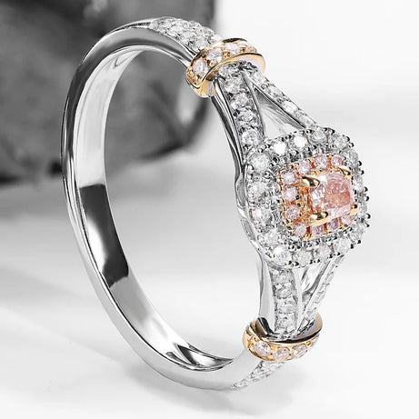 925 Silver color Natural Pink Topaz Ring for Women Anillos - Premium  from vistoi shop - Just $24.99! Shop now at vistoi shop
