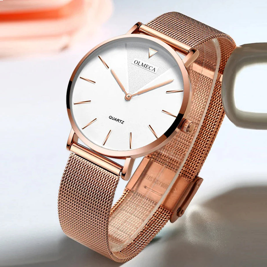 Fashion Ultra Thin Quartz Ladies Wrist Watches Brand Rose - Premium  from vistoi shop - Just $28.99! Shop now at vistoi shop