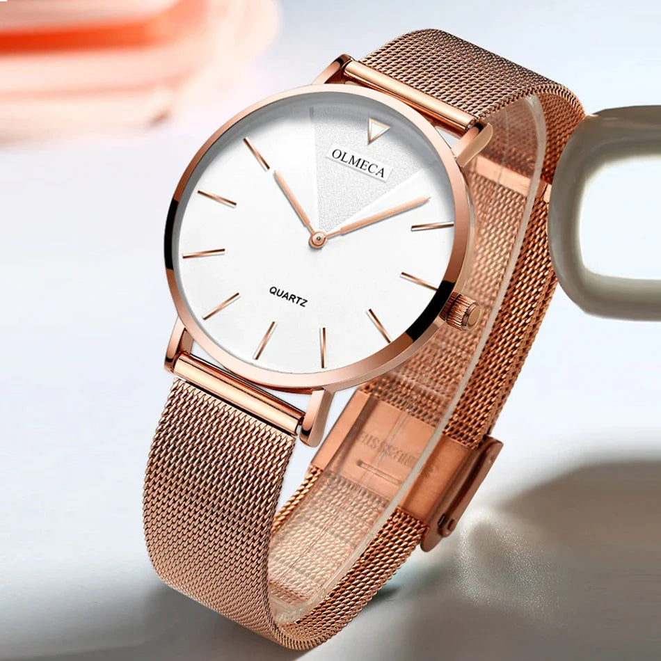 Fashion Ultra Thin Quartz Ladies Wrist Watches Brand Rose - Premium  from vistoi shop - Just $28.99! Shop now at vistoi shop