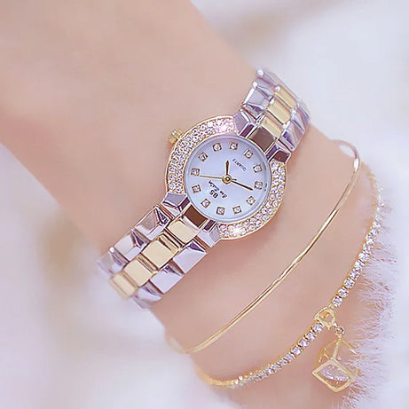 Brand Watch 2023 Dress Silver Gold Women Wrist Watch - Premium  from vistoi shop - Just $33.99! Shop now at vistoi shop