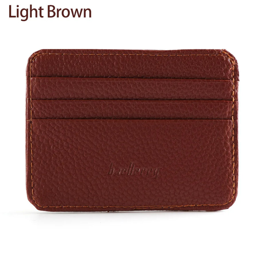 Fashion PU Leather ID Credit Card Holder Wallet Coin - Premium  from vistoi shop - Just $9.99! Shop now at vistoi shop