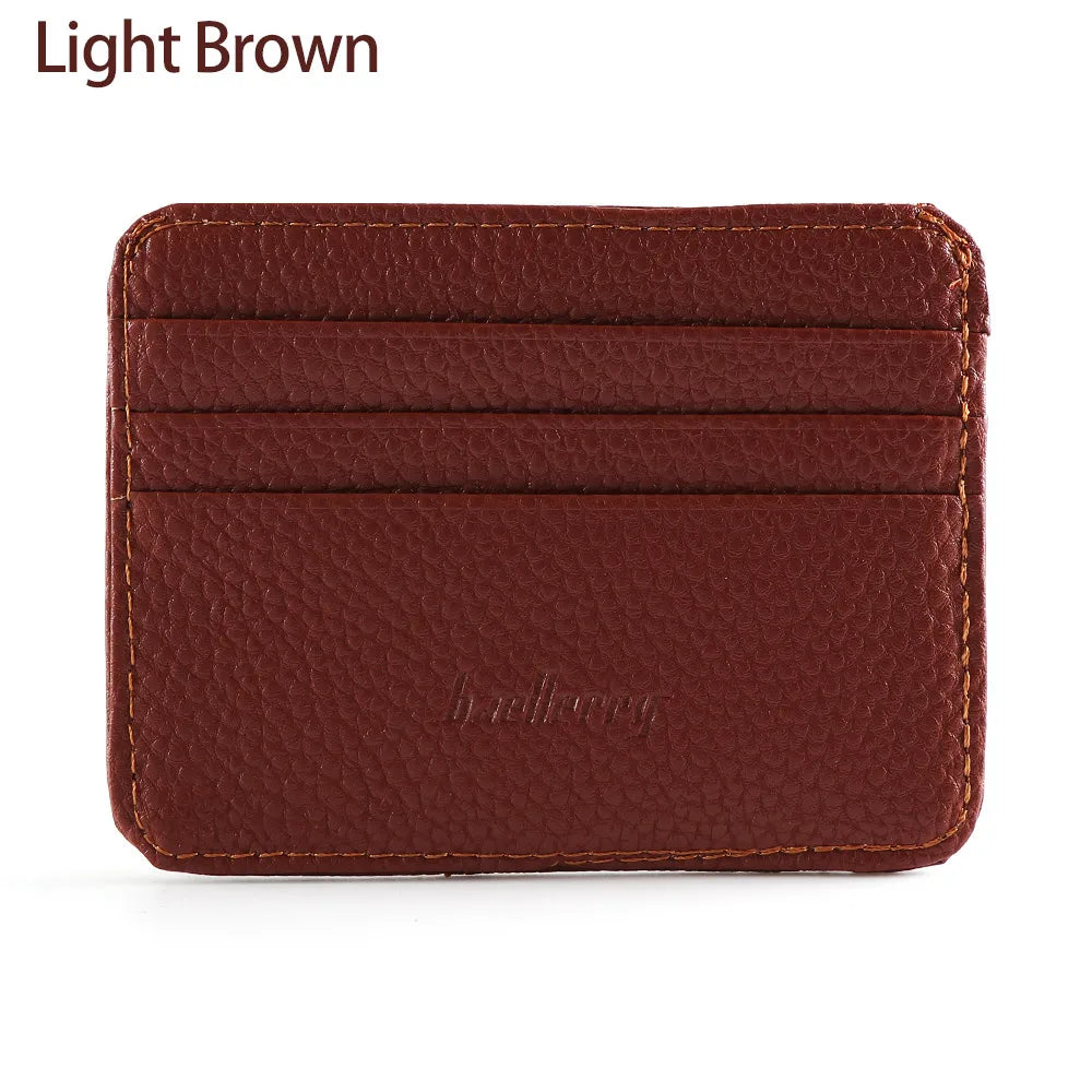 Fashion PU Leather ID Credit Card Holder Wallet Coin - Premium  from vistoi shop - Just $9.99! Shop now at vistoi shop