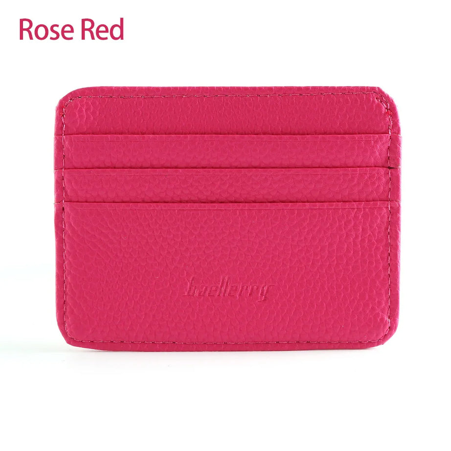 Fashion PU Leather ID Credit Card Holder Wallet Coin - Premium  from vistoi shop - Just $9.99! Shop now at vistoi shop