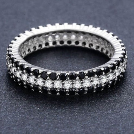 Classic Jewelry Rings Round Black - Premium  from vistoi shop - Just $24.99! Shop now at vistoi shop