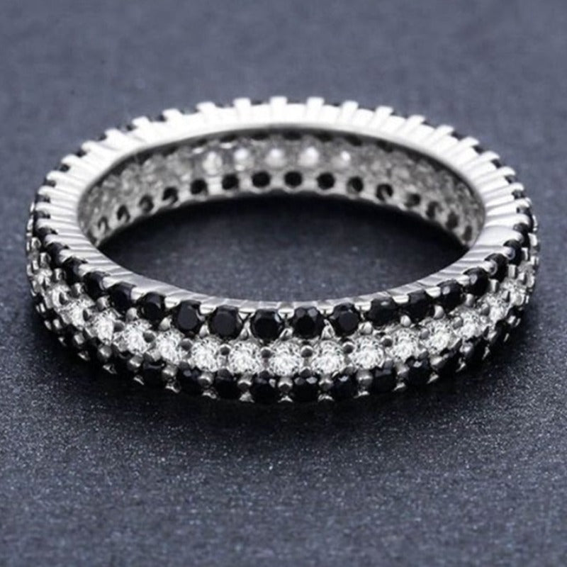 Classic Jewelry Rings Round Black - Premium  from vistoi shop - Just $24.99! Shop now at vistoi shop