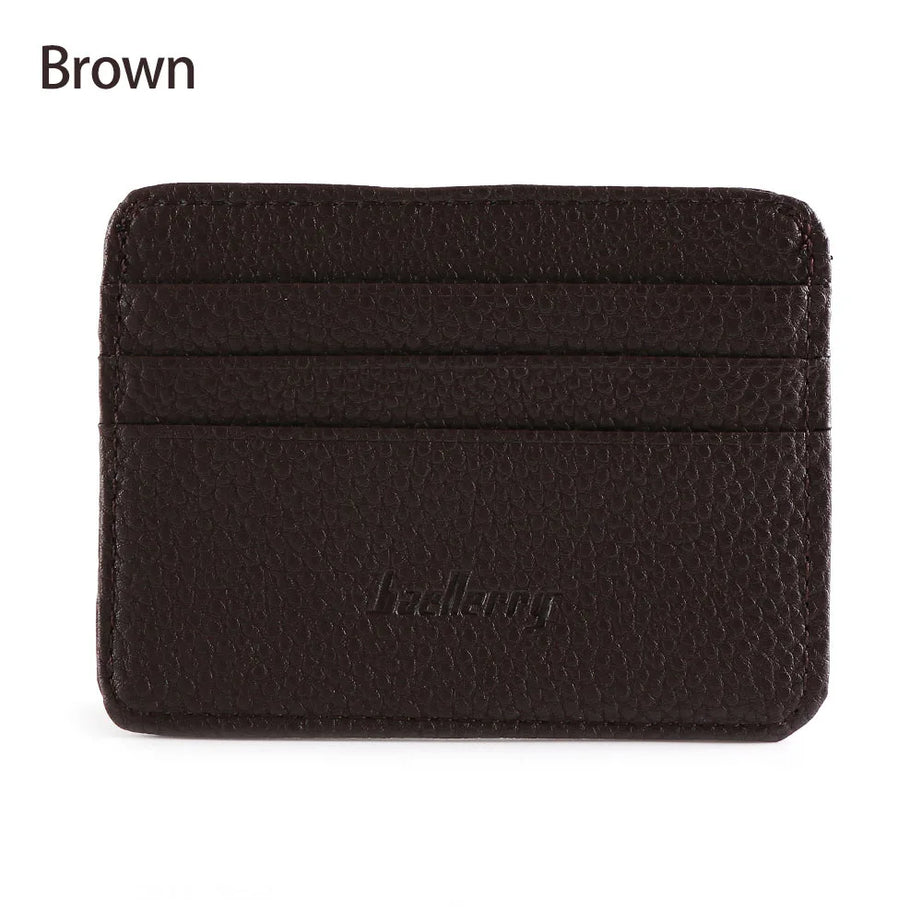 Fashion PU Leather ID Credit Card Holder Wallet Coin - Premium  from vistoi shop - Just $9.99! Shop now at vistoi shop