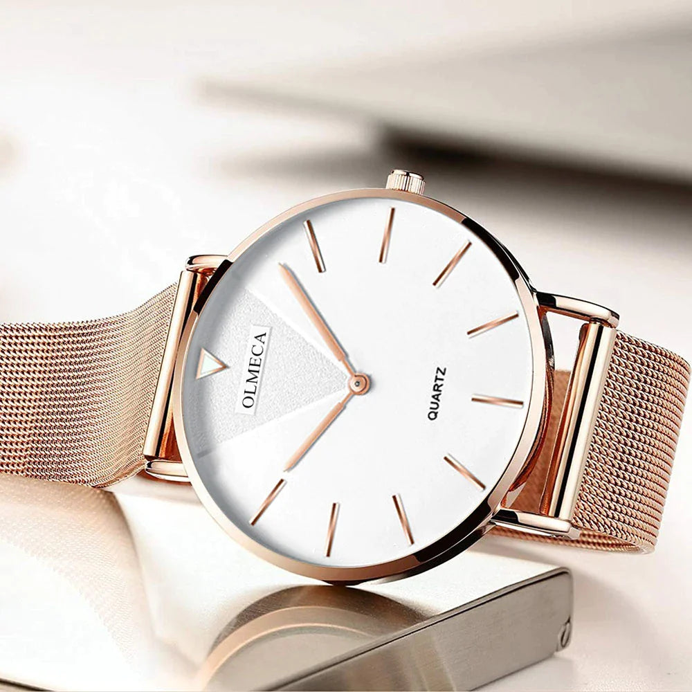 Fashion Ultra Thin Quartz Ladies Wrist Watches Brand Rose - Premium  from vistoi shop - Just $28.99! Shop now at vistoi shop