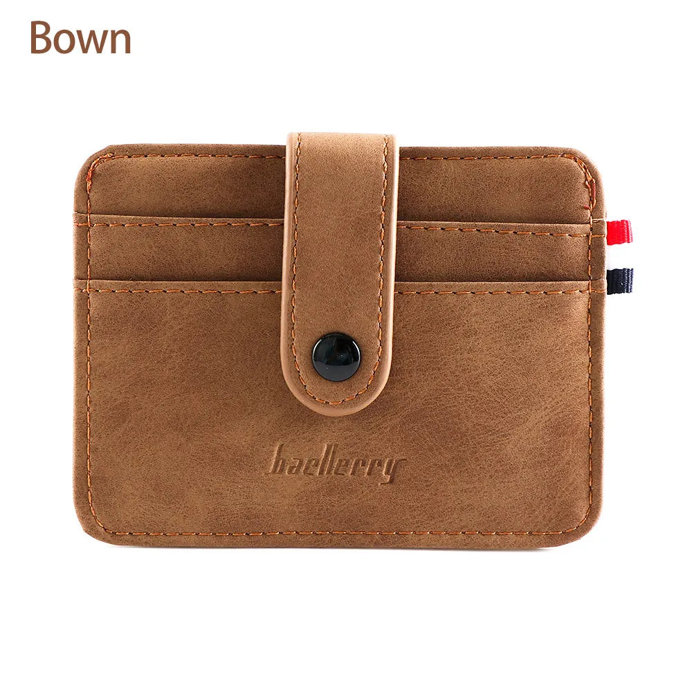 Fashion PU Leather ID Credit Card Holder Wallet Coin - Premium  from vistoi shop - Just $9.99! Shop now at vistoi shop