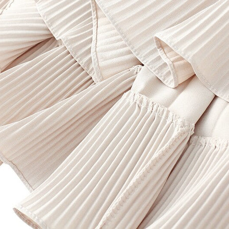 New Autumn Pleated Skirt High Waist Irregular Hem Flouncing 2023 - Premium  from vistoi shop - Just $34.99! Shop now at vistoi shop