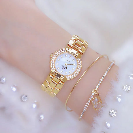 Brand Watch 2023 Dress Silver Gold Women Wrist Watch - Premium  from vistoi shop - Just $33.99! Shop now at vistoi shop