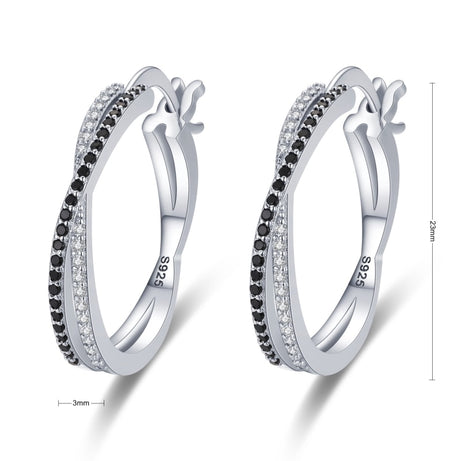 New Engagement Hoop Earrings for Women Jewelry