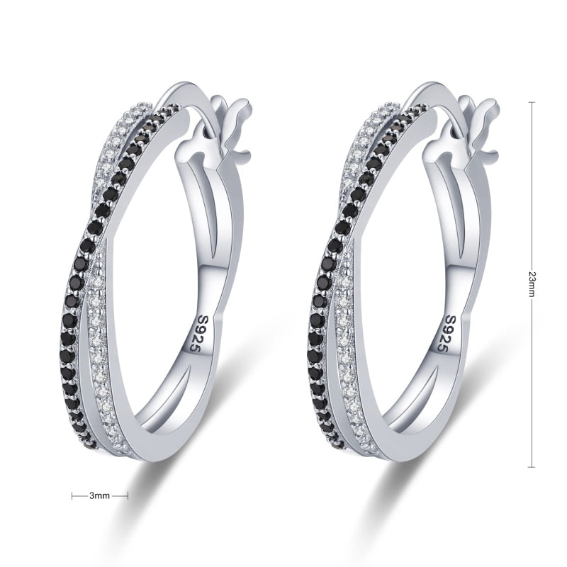 New Engagement Hoop Earrings for Women Jewelry