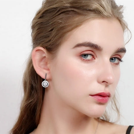 Classic Genuine Silver Color Fashion Jewelry Wedding Earrings - Premium  from vistoi shop - Just $24.99! Shop now at vistoi shop