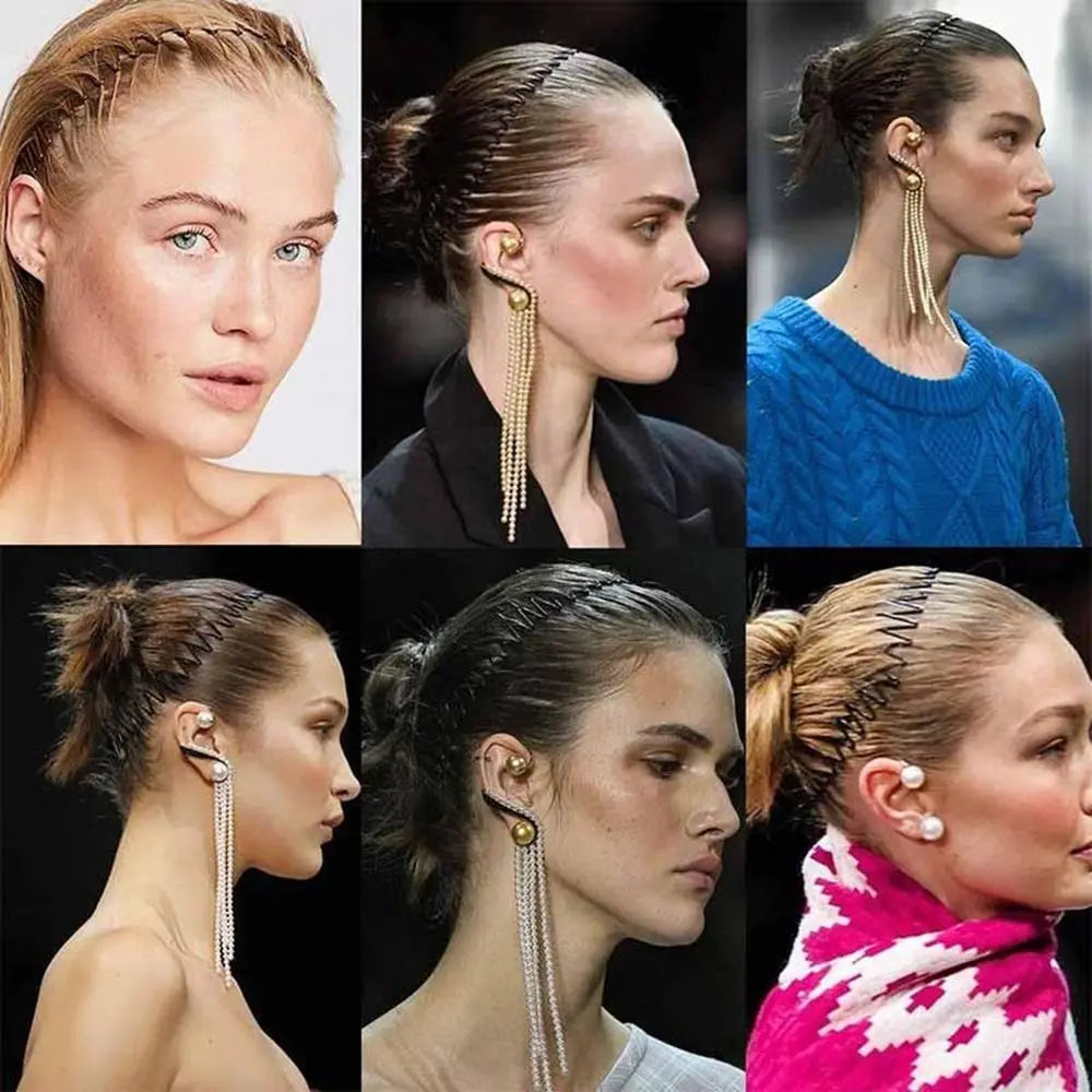 1Pc Flexible Plastic Comb Hair Band For Makeup Bath Hair - Premium  from vistoi shop - Just $9.99! Shop now at vistoi shop