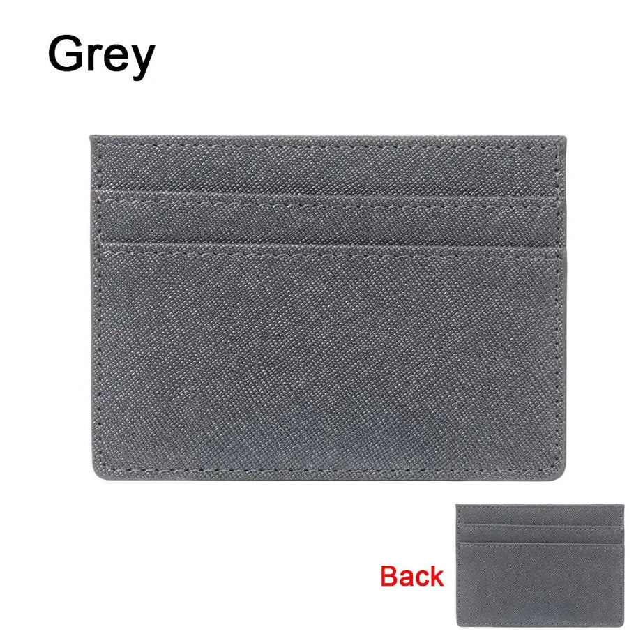 Fashion PU Leather ID Credit Card Holder Wallet Coin - Premium  from vistoi shop - Just $9.99! Shop now at vistoi shop