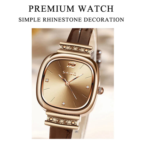 Women Quartz Watches Fashion Tide Square Waterproof - Premium  from vistoi shop - Just $33.99! Shop now at vistoi shop