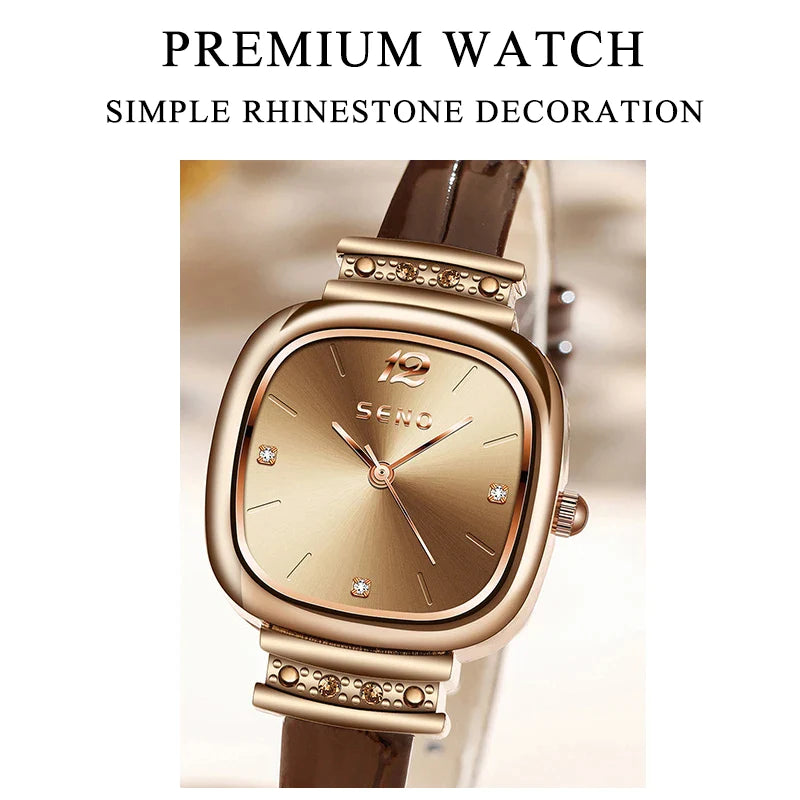 Women Quartz Watches Fashion Tide Square Waterproof - Premium  from vistoi shop - Just $33.99! Shop now at vistoi shop