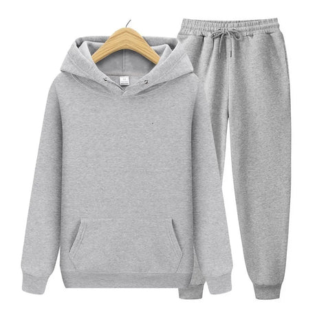 ladies casual wear suit sportswear suit solid color pullover + pants - Premium  from vistoi shop - Just $44.99! Shop now at vistoi shop