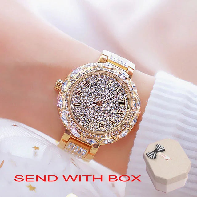 Watches Stainless Steel Rhinestone Crystal Ladies Quartz - Premium  from vistoi shop - Just $39.99! Shop now at vistoi shop