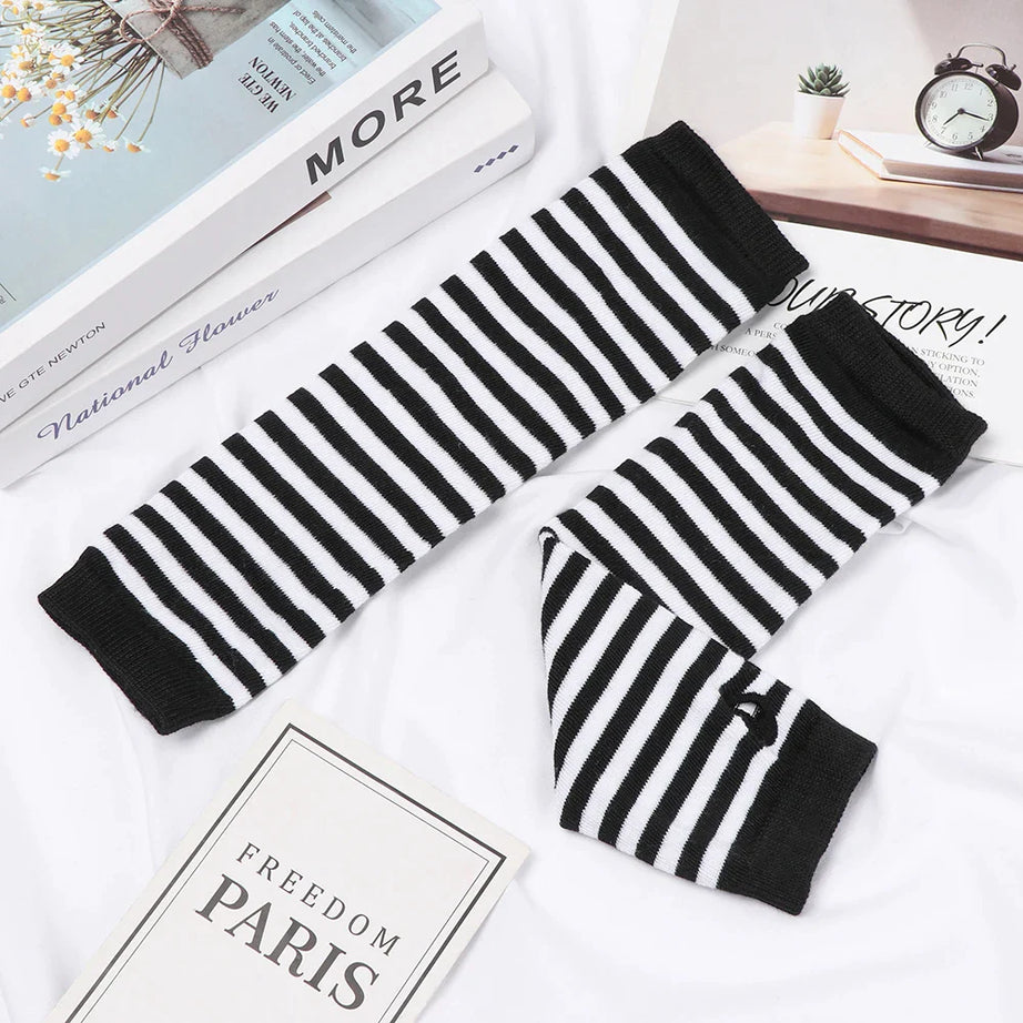 Women Girls Hand Arm Warmer Fingerless Cotton Long Glove - Premium  from vistoi shop - Just $24.99! Shop now at vistoi shop