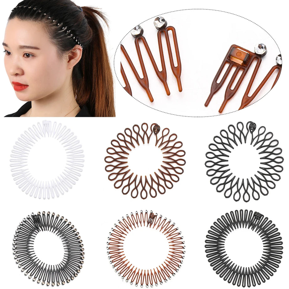 1Pc Flexible Plastic Comb Hair Band For Makeup Bath Hair - Premium  from vistoi shop - Just $9.99! Shop now at vistoi shop