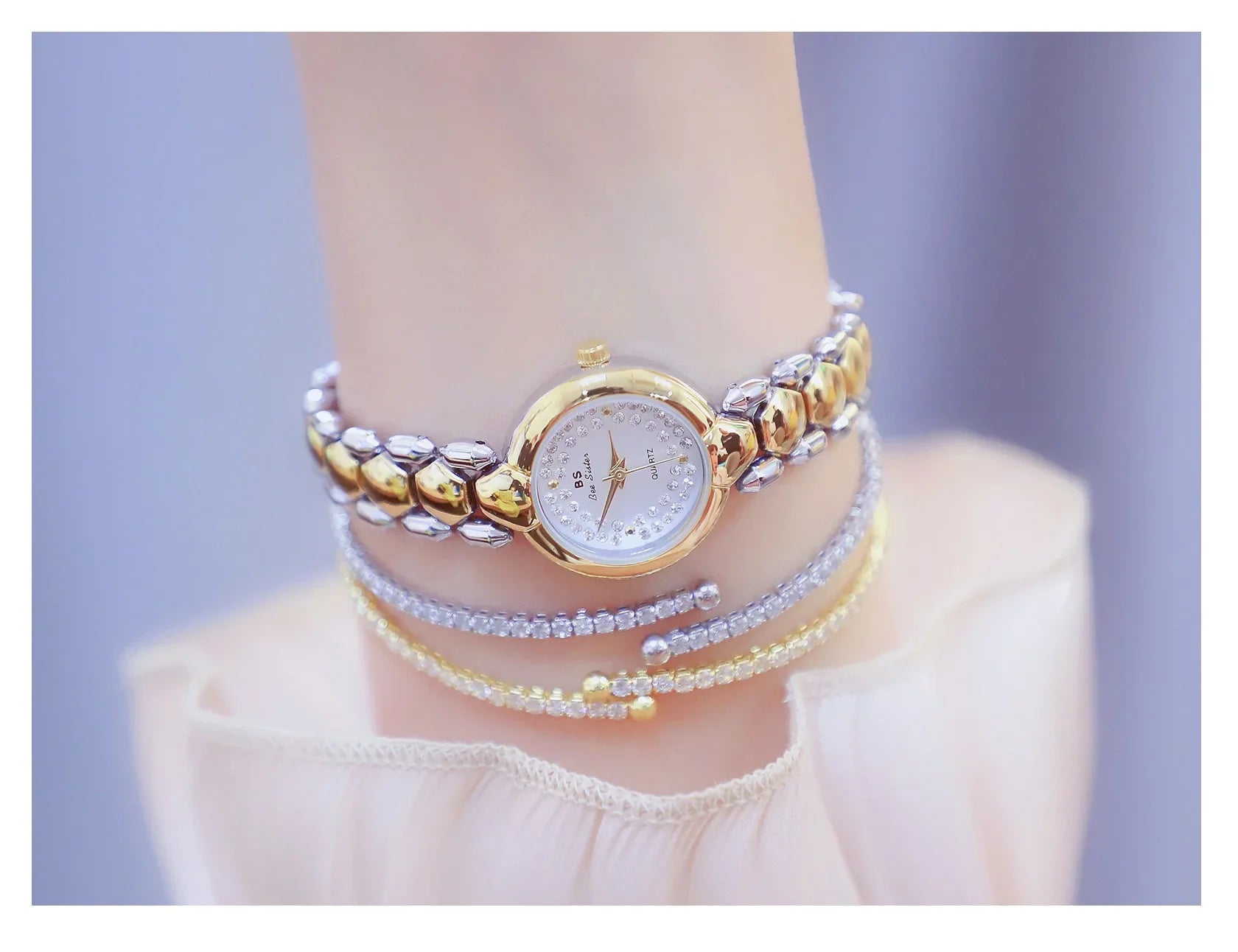 Bs Bee Sister Diamond Watches for Women 2023 Dial - Premium  from vistoi shop - Just $33.99! Shop now at vistoi shop
