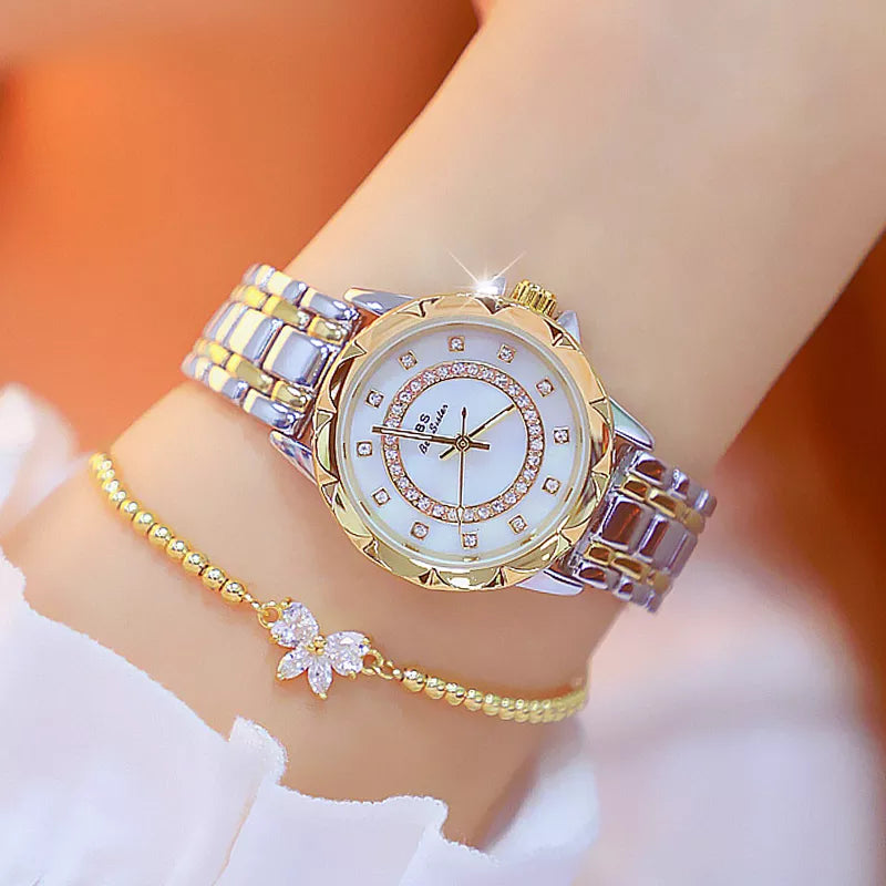 Diamond Women Watch Rhinestone Elegant Ladies Watches - Premium  from vistoi shop - Just $34.99! Shop now at vistoi shop