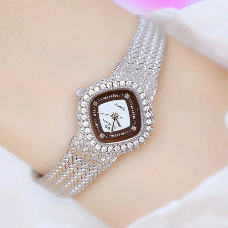 Women Watch Famous Brands Crystal Stainless Steel - Premium  from vistoi shop - Just $33.44! Shop now at vistoi shop