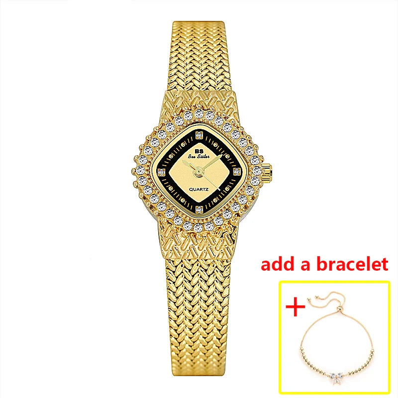 Women Watch Famous Brands Crystal Stainless Steel - Premium  from vistoi shop - Just $33.44! Shop now at vistoi shop