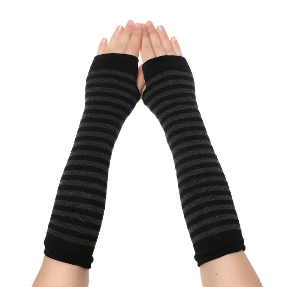 Women Girls Hand Arm Warmer Fingerless Cotton Long Glove - Premium  from vistoi shop - Just $24.99! Shop now at vistoi shop