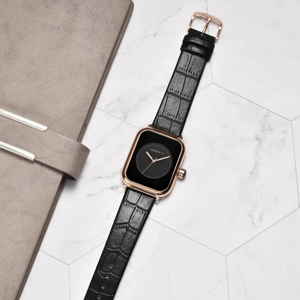 Women Wrist Watch 2023 White Leather Ladies Quartz - Premium  from vistoi shop - Just $29.99! Shop now at vistoi shop