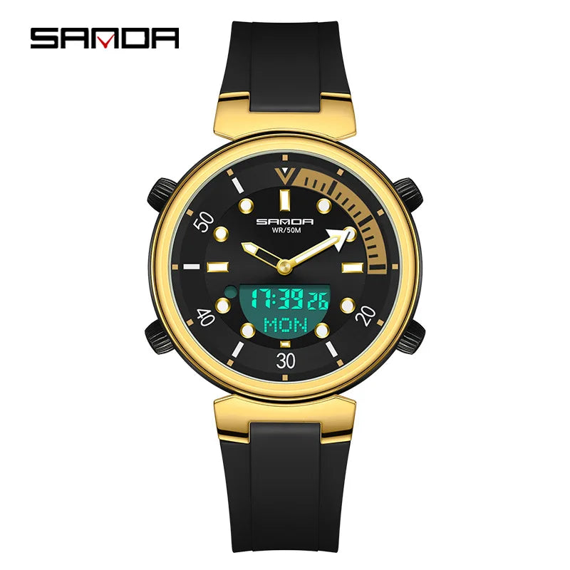 Dual Display Women Watches Waterproof Women Sports - Premium  from vistoi shop - Just $33.99! Shop now at vistoi shop