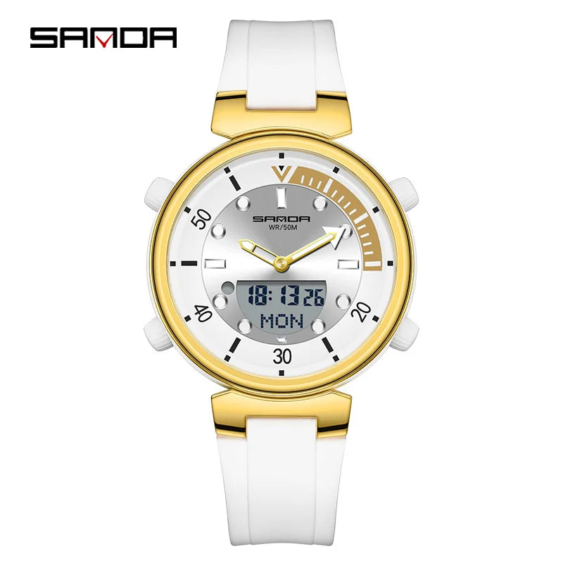 Dual Display Women Watches Waterproof Women Sports - Premium  from vistoi shop - Just $33.99! Shop now at vistoi shop