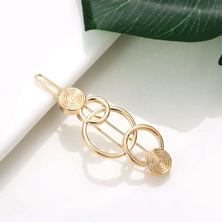 Geometric Ponytail Hairpins Bobby Pins Knot Hair - Premium  from vistoi shop - Just $12.99! Shop now at vistoi shop