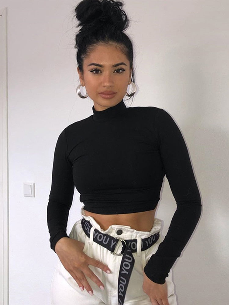 women cotton hollow out t-shirt bandage backless 2023