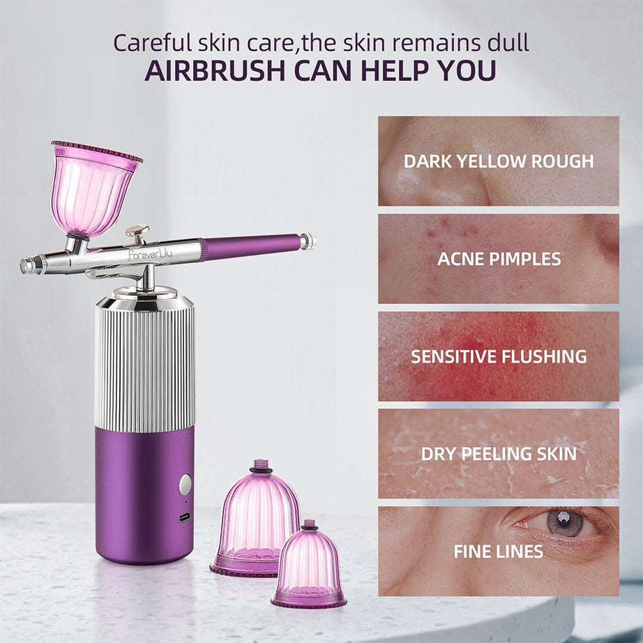 Portable Paint Spray Gun Airbrush Mini Air Compressor Kit for Nail Art - Premium  from vistoi shop - Just $29.99! Shop now at vistoi shop