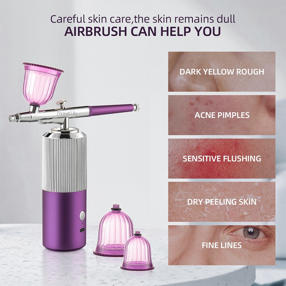 Portable Paint Spray Gun Airbrush Mini Air Compressor Kit for Nail Art - Premium  from vistoi shop - Just $29.99! Shop now at vistoi shop