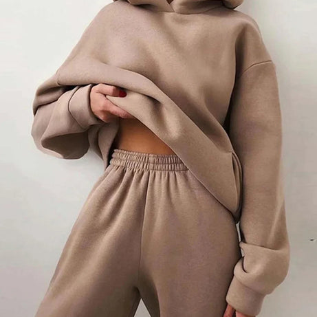 Winter Two Piece Sets Women Tracksuit Suit 2023 Autumn Sweatshirt - Premium  from vistoi shop - Just $49.99! Shop now at vistoi shop