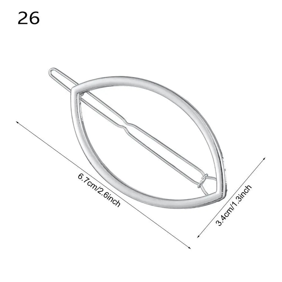 Geometric Ponytail Hairpins Bobby Pins Knot Hair - Premium  from vistoi shop - Just $12.99! Shop now at vistoi shop