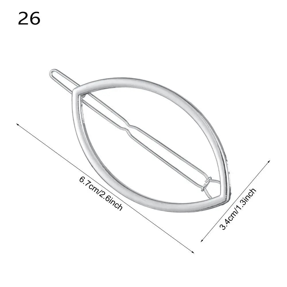 Geometric Ponytail Hairpins Bobby Pins Knot Hair - Premium  from vistoi shop - Just $12.99! Shop now at vistoi shop